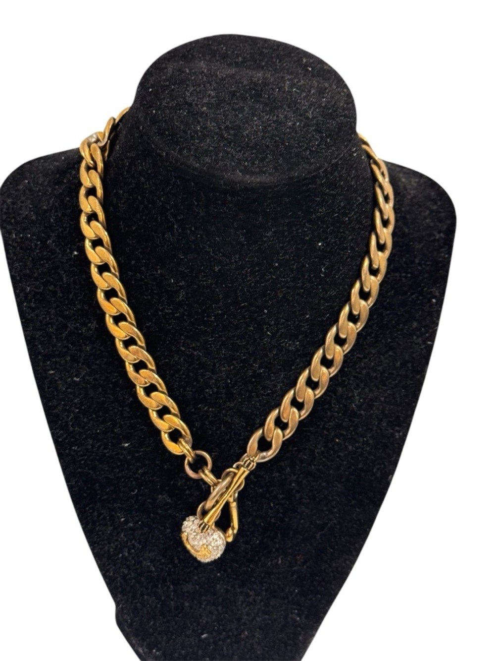 Juicy Couture Y2K Vintage Gold Necklace ~ RARE
